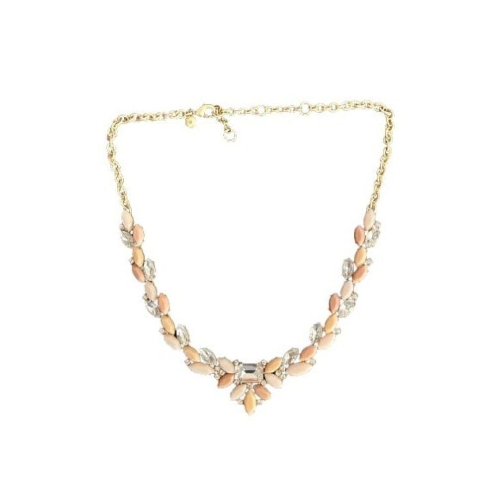Jcrew Pink/White Stones Necklace
